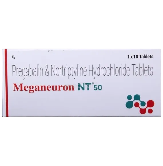 meganeuron nt 50mg tablet 10's